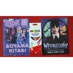 Ada Çanta Kırtasiye 2 Adet Stickerli Boyama Kitabı ve 12 Li Kuru Boya Kalemi UC2256003