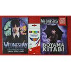 Ada Çanta Kırtasiye 2 Adet Stickerli Boyama Kitabı ve 12 Li Kuru Boya Kalemi YZ3003006