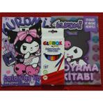 Ada Çanta Kırtasiye 2 Adet Stickerli Karakter Figürlü Boyama Kitabı ve 12 Li Kuru Boya Kalemi AD200742