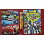 Ada Çanta Kırtasiye 2 Adet Stickerli Karakter Figürlü Boyama Kitabı ve 12 Li Tüp Kuru Boya Kalemi OH859811