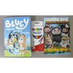 Ada Çanta Kırtasiye 2 Adet Stickerli Karakter Figürlü Boyama Kitabı ve 12'li Kuru Boya Kalemi AD600614