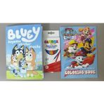 Ada Çanta Kırtasiye 2 Adet Stickerli Karakter Figürlü Boyama Kitabı ve 12'li Kuru Boya Kalemi AD600615