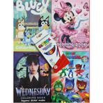 Ada Çanta Kırtasiye 4 Adet Stickerli Boyama Kitabı 12 Li Kuru Boya Kalemi XO9003025