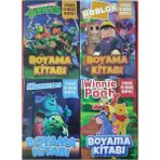 Ada Çanta Kırtasiye 4 Adet Stickerli Boyama Kitabı JA419954