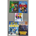 Ada Çanta Kırtasiye 4 Adet Stickerli Boyama Kitabı ve 24'lü Adel Kuru Boya Kalemi VC9856655