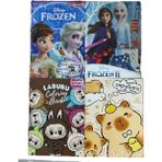 Ada Çanta Kırtasiye 4 Adet Stickerli Karakter Figürlü Boyama Kitabı AD200824