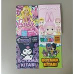 Ada Çanta Kırtasiye 4 Adet Stickerli Karakter Figürlü Boyama Kitabı AD511701
