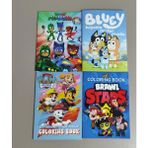 Ada Çanta Kırtasiye 4 Adet Stickerli Karakter Figürlü Boyama Kitabı AD511824