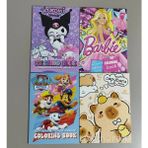 Ada Çanta Kırtasiye 4 Adet Stickerli Karakter Figürlü Boyama Kitabı AD67048