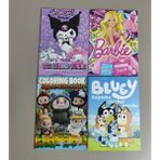 Ada Çanta Kırtasiye 4 Adet Stickerli Karakter Figürlü Boyama Kitabı AD67052