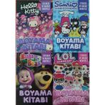 Ada Çanta Kırtasiye 4 Adet Stickerli Karakter Figürlü Boyama Kitabı LO87849665