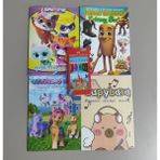 Ada Çanta Kırtasiye 4 Adet Stickerli Karakter Figürlü Boyama Kitabı ve 12 Li Fc Kuru Boya Kalemi XX0065