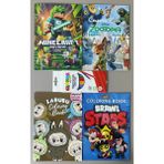 Ada Çanta Kırtasiye 4 Adet Stickerli Karakter Figürlü Boyama Kitabı ve 12 Li Kuru Boya Kalemi AD2406