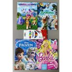 Ada Çanta Kırtasiye 4 Adet Stickerli Karakter Figürlü Boyama Kitabı ve 12 Li Kuru Boya Kalemi VP666145