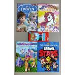 Ada Çanta Kırtasiye 4 Adet Stickerli Karakter Figürlü Boyama Kitabı ve 12'li F.c. Kuru Boya Kalemi AD200328