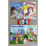 Ada Çanta Kırtasiye 4 Adet Stickerli Karakter Figürlü Boyama Kitabı ve 12'li F.c. Kuru Boya Kalemi AD200335