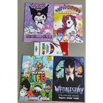 Ada Çanta Kırtasiye 4 Adet Stickerli Karakter Figürlü Boyama Kitabı ve 12'li Kuru Boya Kalemi AD71244