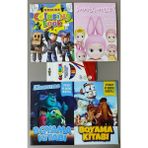 Ada Çanta Kırtasiye 4 Adet Stickerli Karakter Figürlü Boyama Kitabı ve 12'li Kuru Boya Kalemi HX8995896