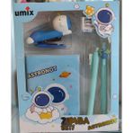 Ada Çanta Kırtasiye Astronot Model Umix Zımba Seti ( Zımba+Tel+Defter+Kalem) ZR54443