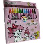 Ada Çanta Kırtasiye Figürlü 12 Li Pastel Boya Kalemi HB87554