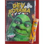 Ada Çanta Kırtasiye Karakter Figürlü Dev Boyama Kitabı (90CMX64CM) ve 12 Li Tüp Kuru Boya Kalemi JN8600677