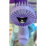 Ada Çanta Kırtasiye Karakter Figürlü Şarjlı El Fanı / Vantilatör 15CM AD4520071 - Mor