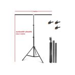 ADA GREENBOX 200*200cm T Stand Bar Fon Perde PVC Background Backdrop Çekim Standı T-Shape 2x2m