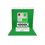 ADA GREENBOX 2x3 metre chromakey green screen greenbox yeşil fon Perde ,oyun,Fotoğraf , Stream 4 mandallı
