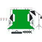 Ada Greenbox 3x6 Metre Chromakey Green Screen Greenbox Yeşil Fon Perde Çekim Seti Full Set