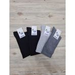 Ada Kadın Sıkmayan Lastik Soket Çorap Çok Renkli 4'lü Paket Çorap - 35 - 39 - Siyah