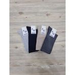 Ada Kadın Sıkmayan Lastik Soket Çorap Çok Renkli 4'lü Paket Çorap - 35 - 39