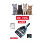 Ada Kedi Kumu Temizleme Küregi