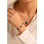 ADA LİFE GÜMÜŞ 925 Ayar Gümüş 2 Lü Set Kolye Bileklik (ÖZEL KUTULU)