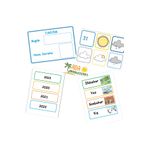 Ada Montessori MONTESSORİ TAKVİM Günlük Rutin Eğitici Materyal 4 Yıl Kullanım