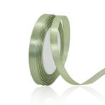 Adaçayı Yeşili Saten Kurdele 10 mm x 23 Metre, El Sanatları, Hediye Paketleme, Düğün Buketi, Çiçek Aranjmanı, Saç Yayları, Balonlar, Pasta Dekorasyonu ve Kendin Yap Dikiş Projeleri için Düz Renk Kumaş