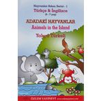 Adadaki Hayvanlar - Hayvanlar Adası Serisi 1 (10 Kitap Takım): Türkçe - İngilizce (5-7 yaş)