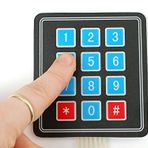 Adafruit membran 3 x 4 ızgara Matrix 7 Pin başlığı Strip klavye