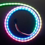 Adafruit NeoPixel LED Yan Işık Çubuğu - Siyah 90 LED