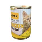 Adak 48x415 gr Tavuk Etli Yavru Kedi Maması Konservesi