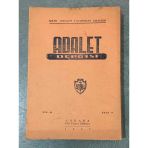 Adalet Dergisi Eylül 1957 Yıl 48 Sayı 9 Çinde Garp Kanunlarının İktibası Ve Tatbikat Neticeleri - Vamık Toprak (Sahafiye Kitap)