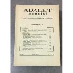 Adalet Dergisi Eylül - Ekim 1974 Yıl 65 Sayı 9 - 10 Kanun Boşlukları Ve Çelişkiler - Ahmet Zeylan - Yağma Cürümleri - Abdullah Pulat Gözübüyük (Sahafiye Kitap)