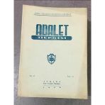 Adalet Dergisi Şubat 1956 Yıl 47 Sayı 2 Devletler Ceza Hukuku Bakımından Ülkede İşlenen Suçlar - A. Pulat Gözübüyük (Sahafiye Kitap)