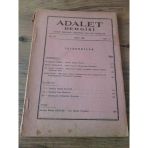 Adalet Dergisi, Şubat 1966,Yıl:57,Sayı:2 "Himmet Berki: Kanun Yapma Sanatı" (Sahafiye Kitap)