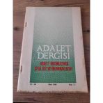 Adalet Dergisi Yıl:60,Sayı:3 Mart 1969 "Türk Ceza Kanunundaki Aksaklıklar" (Sahafiye Kitap)