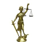 Adalet Kadını Biblo Terazili Dekoratif Hediyelik