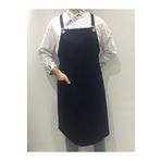 ADALILAR İŞ ELBİSELERİ Boyundan Askılı Mutfak Önlüğü Master Chef Barista Önlüğü Cafe Restaurant Şef Garson Aşçı (LACİVERT)