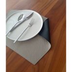 Adalinhome 2'li Çift Taraflı Deri Amerikan Servisi Runner - 30 x 40 cm