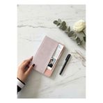 Adalinhome Atakids Lizy Velur Desen Yandan Cepli Çizgili Ajanda – 112 Yaprak (13×21 cm)