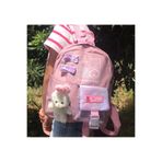 Adalinhome Kore Model Anaokulu Sırt Çantası Unisex, Orta, ADYVKRE, Pembe, üniseks-çocuk