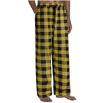 Adam baskı gevşek Fit ince ekose düz bacak uzun bacak pantolon pijama gece önlük adam 2025 moda Y2K, J-77 Hardal Sarısı, M